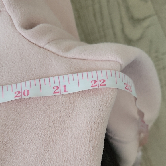 Xhilaration Women's Double-Breasted Pea Coat in Blush Pink - Picture 10 of 12